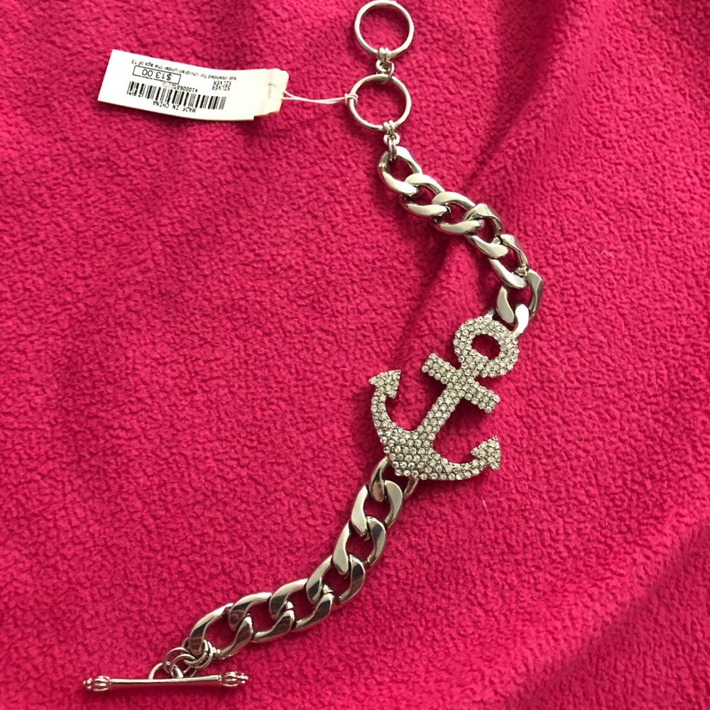 🆕Silver anchor bracelet